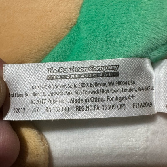 Pokemon Center Rowlet Mokuroh 12" Plush Toy - Picture 4 of 6